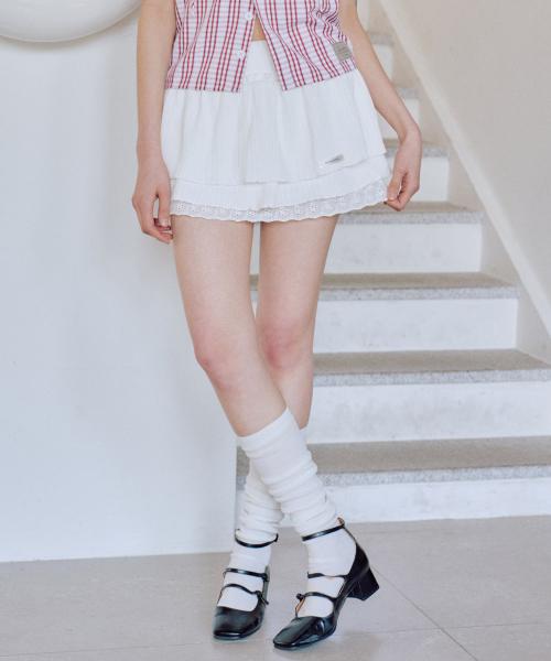 레이 써머 튜튜 스커트 팬츠 [WHITE]