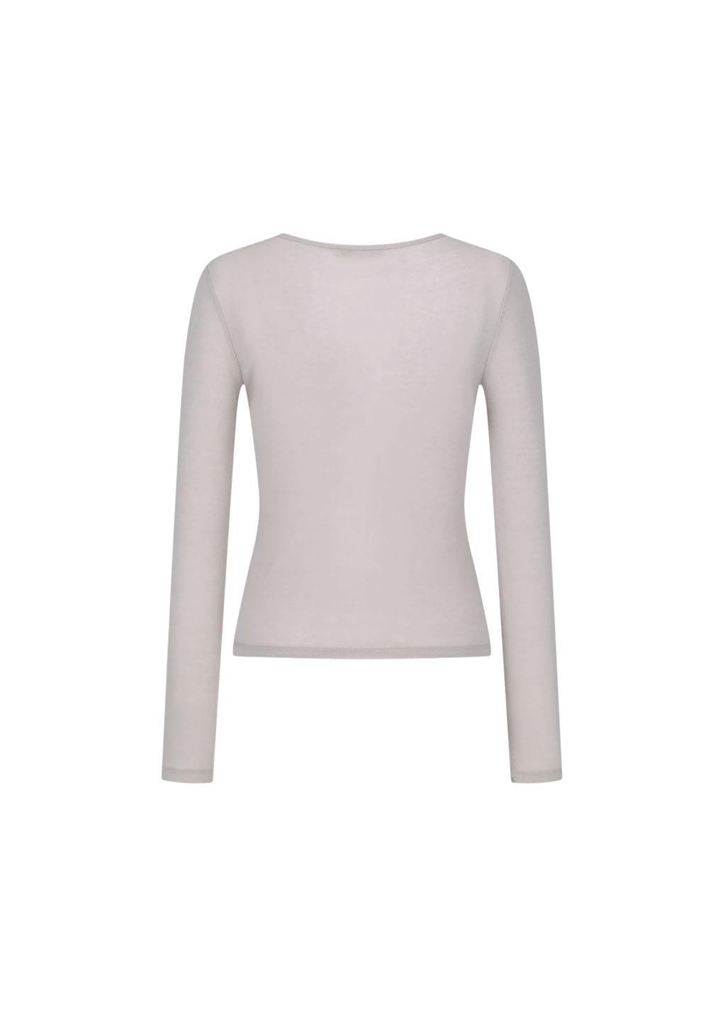 Round T-shirt, Beige