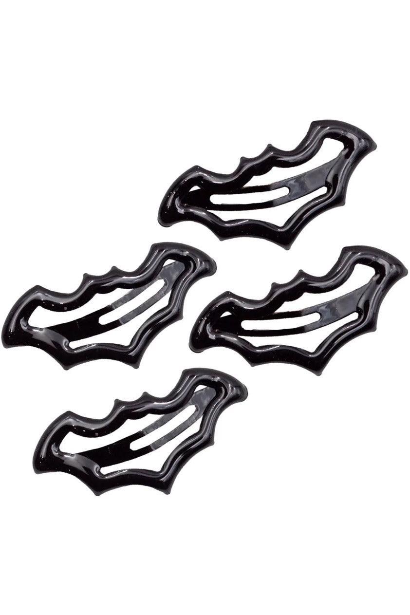Bat Snap Hair Clips [BLACK]