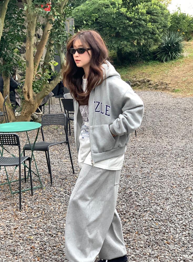 소프트 후드 집업 3color