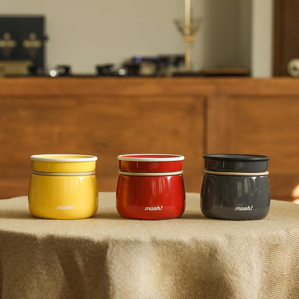 MOSH 모슈 라떼 보온보냉 죽통 푸드자 350ml