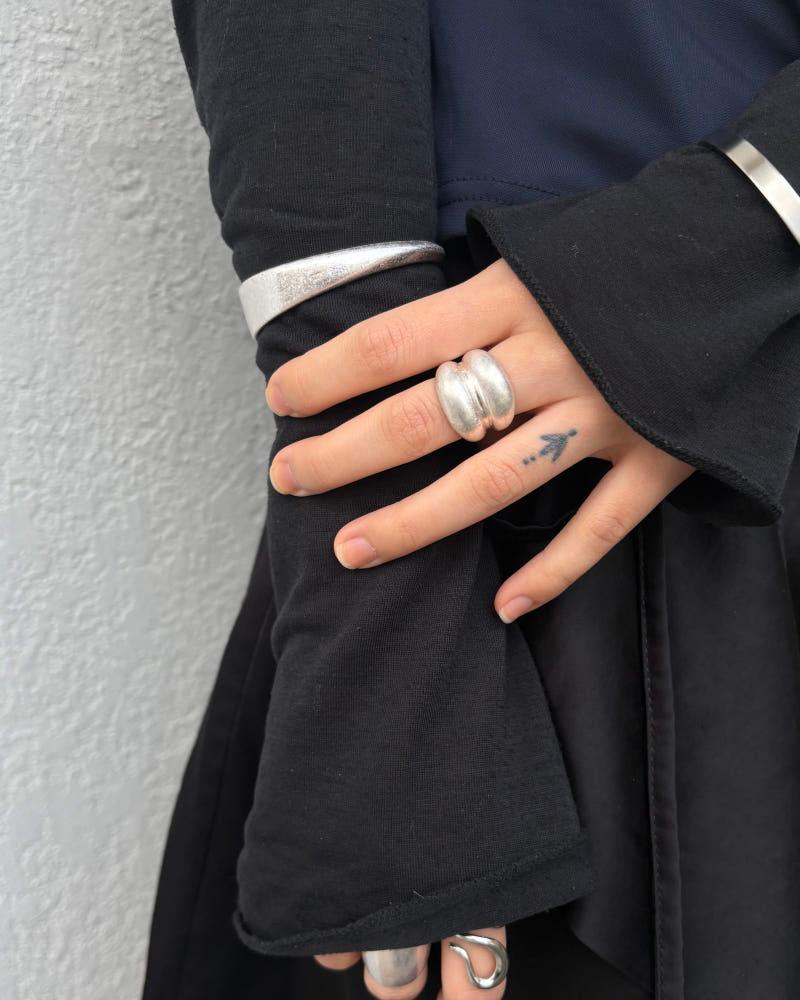 [POKKI] smooch ring, 스무치 링, 입술모양 무광반지
