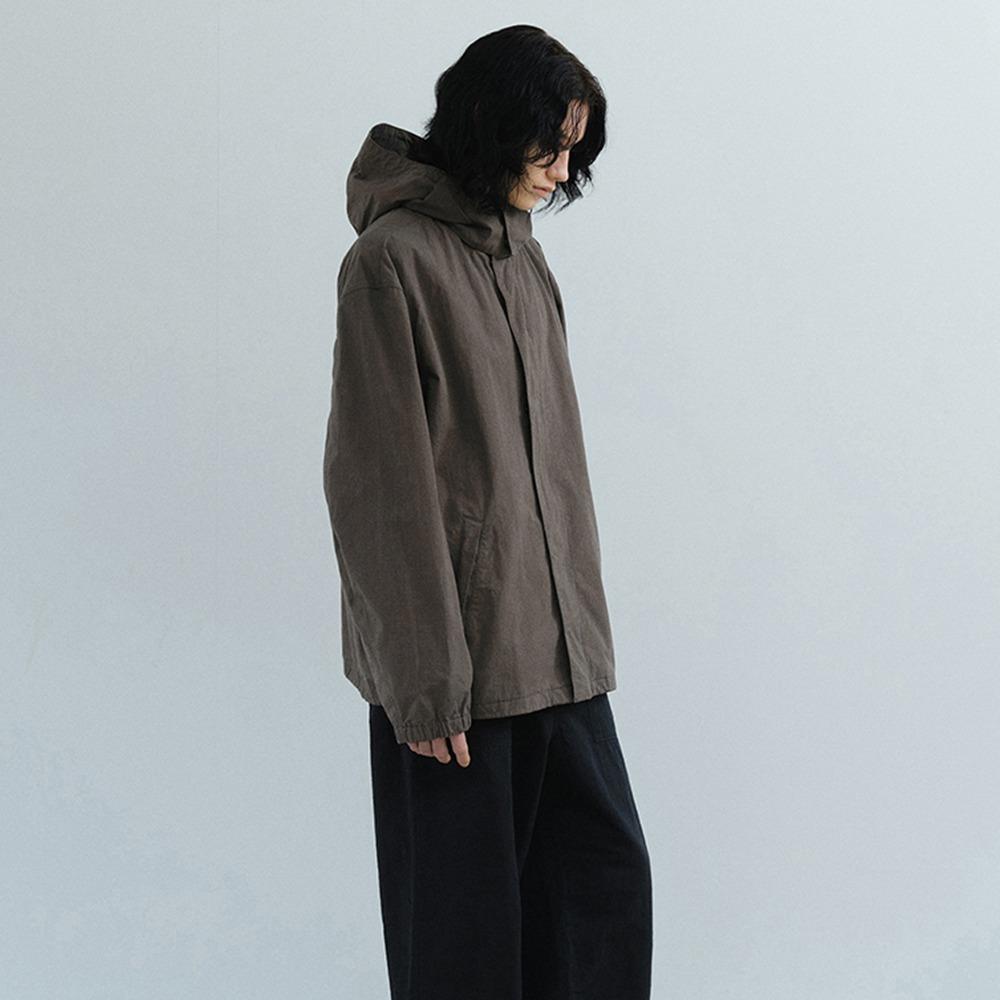 [Stillness] x [Service Of Standard]  25SS Vintage Ripstop Hooded Parka Brown