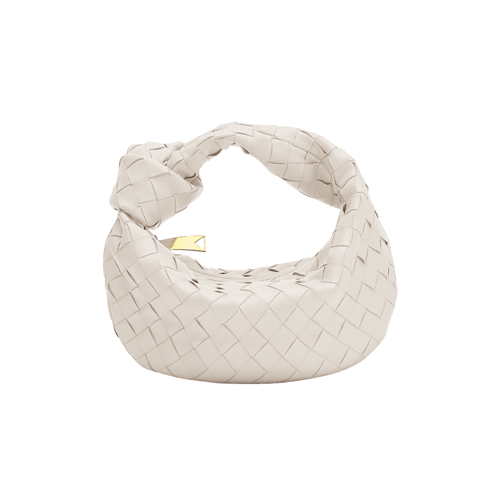 보테가 베네타 미니 레더 조디백 초크