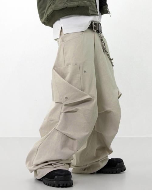 25 파라슈트 카고 팬츠 베이지