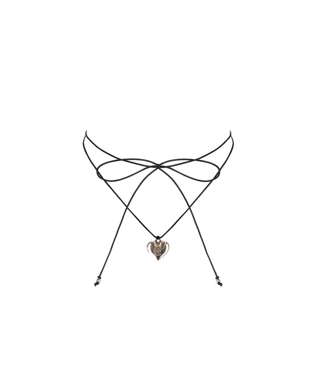 [Made] Logo surgical steel heart necklace