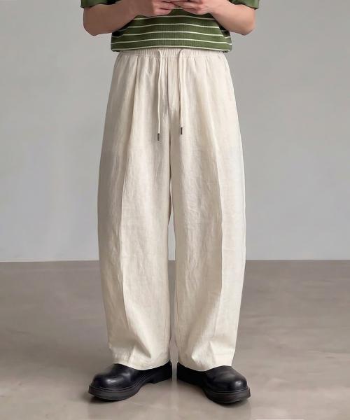 [10주년기획] ©  모두의 린넨 100% 커브드 팬츠_3 COLOR