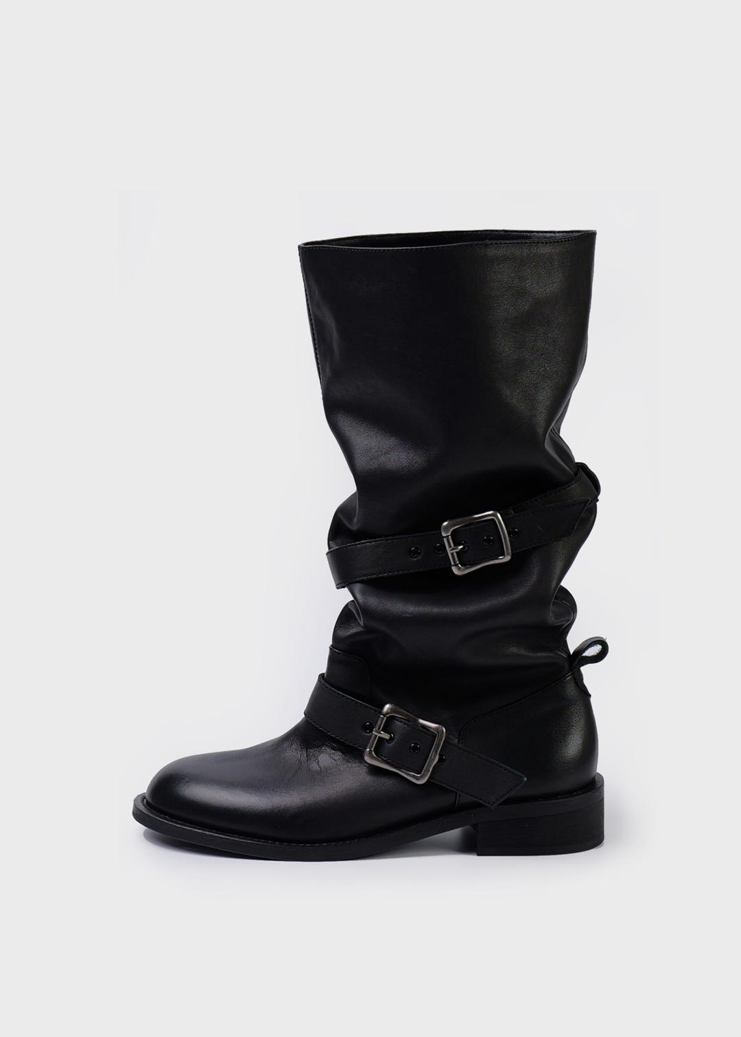 [11/5일 부터 예약배송] VINTAGE BUCKLE BOOTS [C5F10BK]