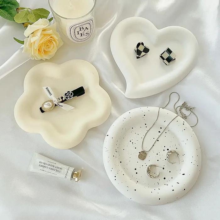 bookaz 세라믹 감성 트레이 악세사리 보관함 인테리어소품 케이스