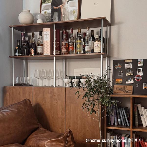 [ ★자사몰추가할인 / 수도권무배 ]  리샘 하리D 높은 수납장 800 선반 2단