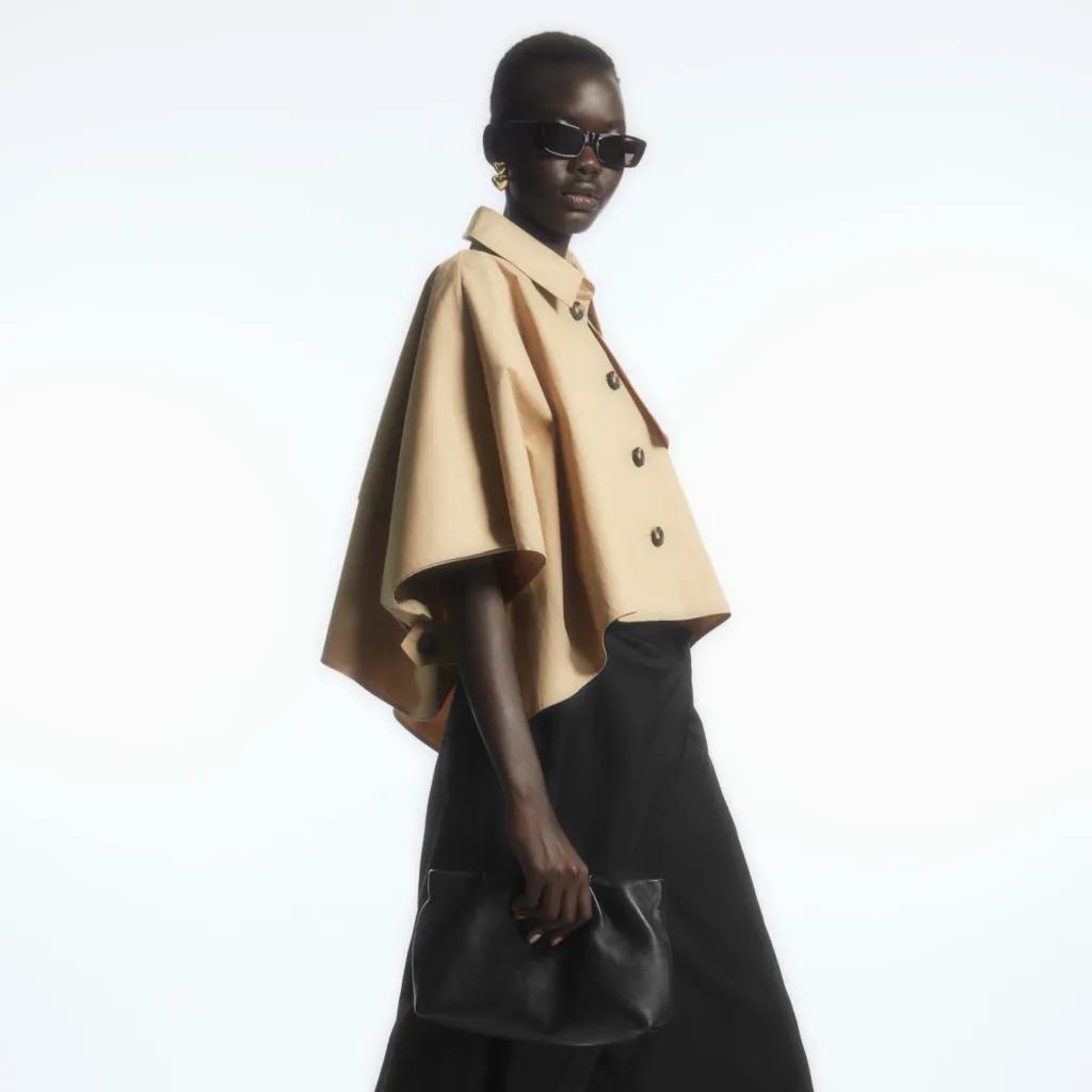 [COS] 코스 하이브리드 트렌치 코트 케이프 HYBRID TRENCH COAT CAPE