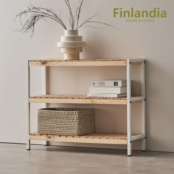 피노 원목 3단 800 다용도 선반