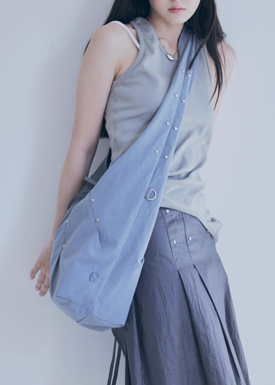 rivet cross bag (blue green)