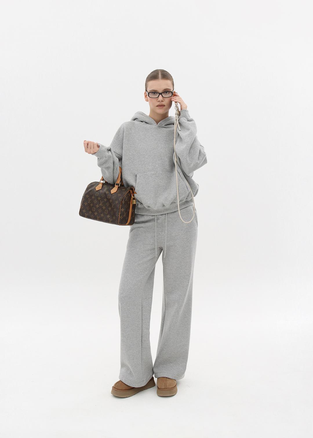 블랙업 [B-BASIC] 라이트 스웨트 기모 부츠컷 팬츠