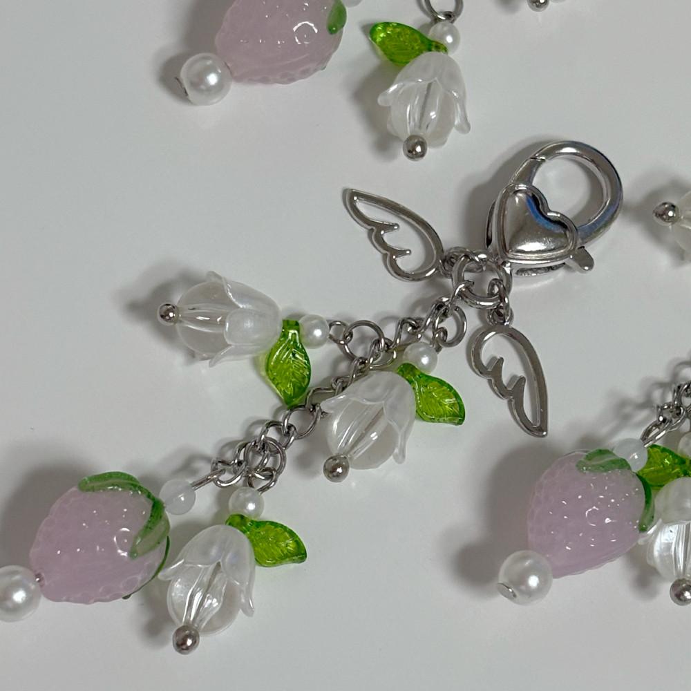 [amorarchive⋆아모르아카이브] Angel berry flower keyring