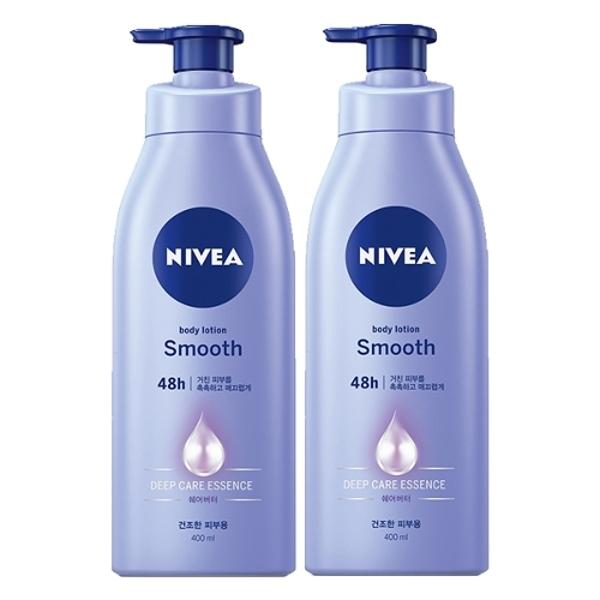 니베아 스무드 바디로션 400ml x2, 400ml, 2개