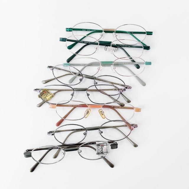 LEAD metal color point deadstock glasses