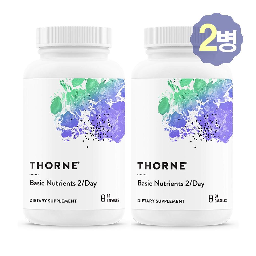 1+1 쏜리서치 종합비타민 투퍼데이 베이직 뉴트리언트 60캡슐 Basic Nutrients