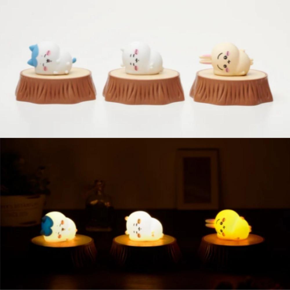 치이카와 데스크탑 라이트 무선충전기/무드등 룸라이트 수면등 먼작귀 농담곰 LED 조명 하치와레 우사기