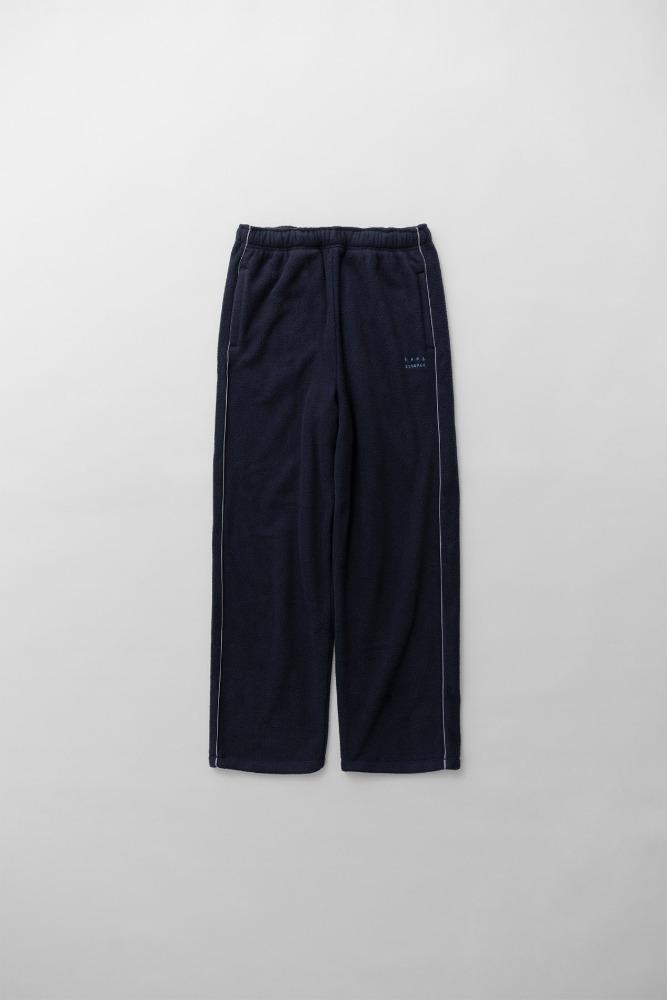 line fleece pants (navy)
