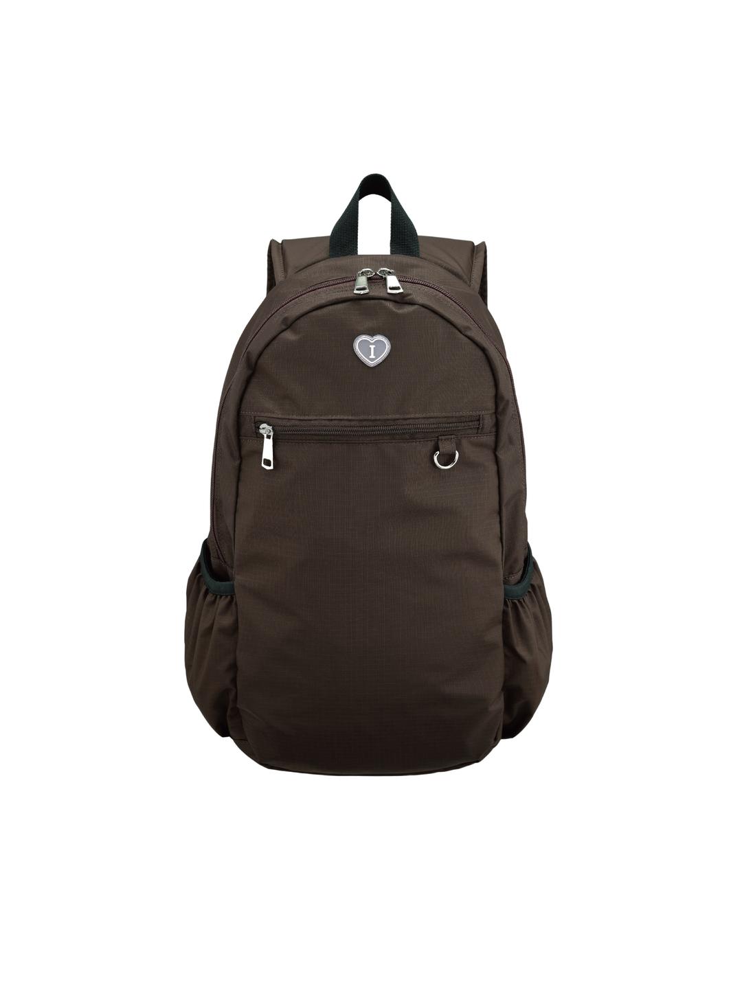 Love walk backpack - Brown (러브 워크 백팩 브라운)
