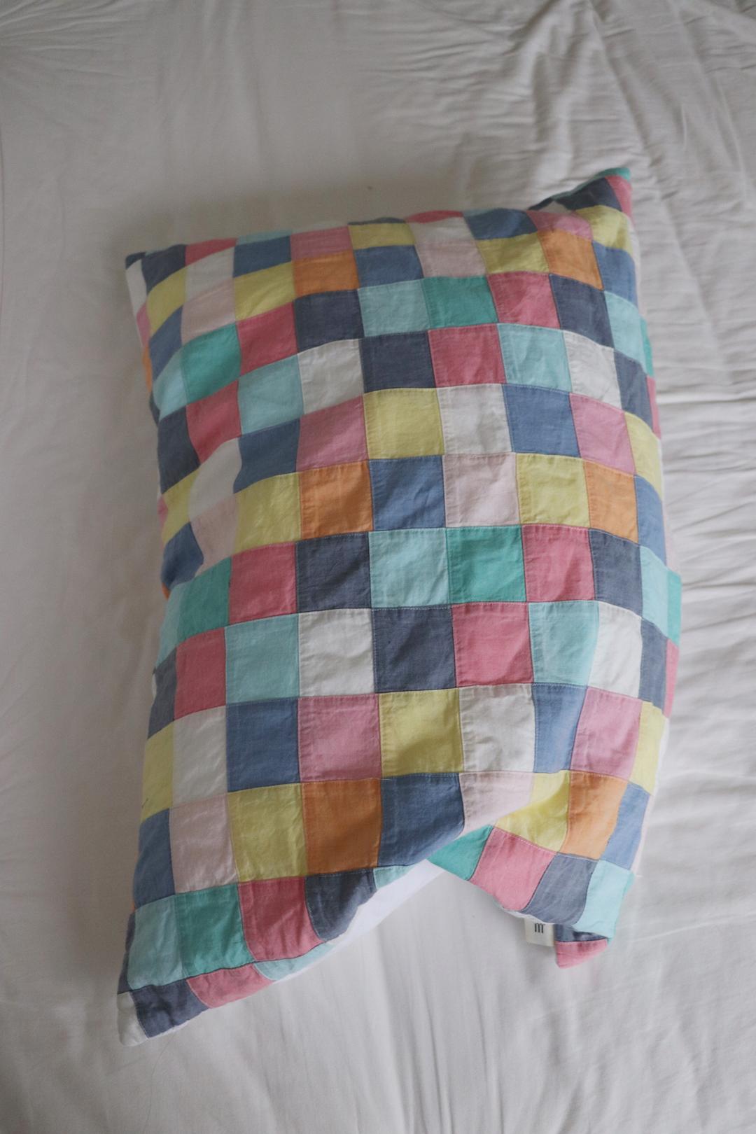 Patch pillow cover_Rainbow