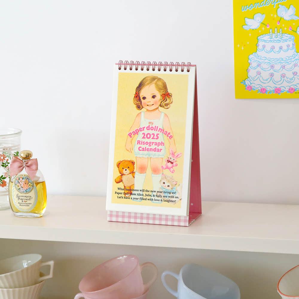 [아프로캣] 2025 페이퍼돌메이트 리소 테이블 캘린더