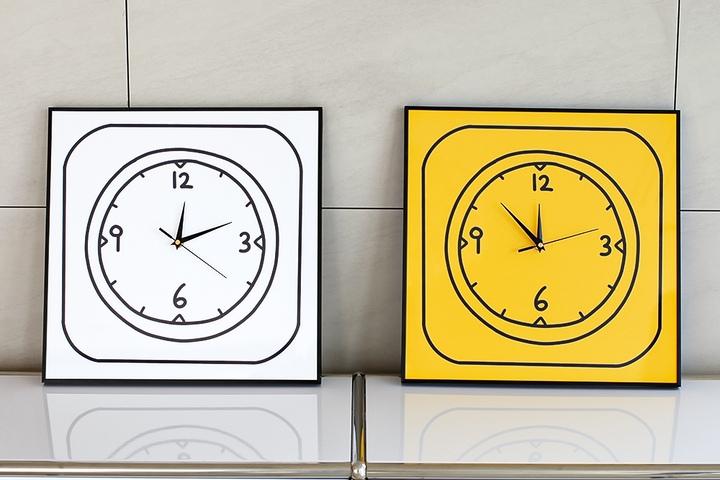 무소음 레트로 벽걸이 거실 인테리어 벽 시계