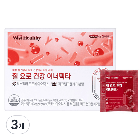 위시헬씨 질 요로 건강 이너펙타 유산균, 30회분, 3개 - MCT오일/영양제 | 쿠팡