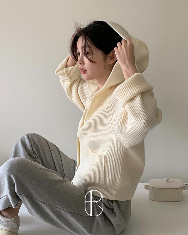 [✨뉴컬러추가!][MADE] 로넬 크롭 후드 니트 가디건