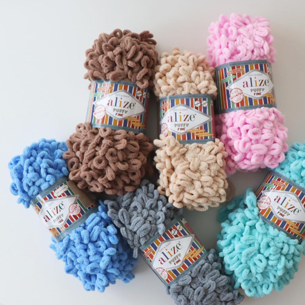 퍼피파인 루프얀 뜨개실 - 핑거니팅 메리봉다리백, 메리블랭킷