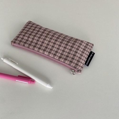 러블리 핑크 필통(Lovely pink pencil case)
