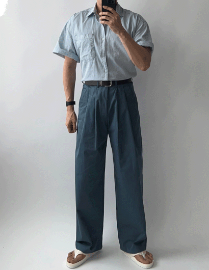 파스텔 블루 코디 세트