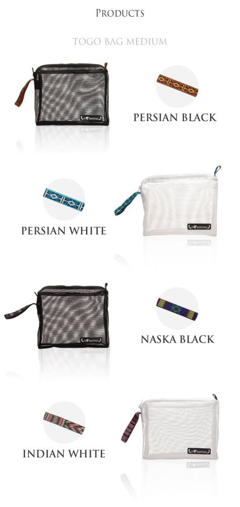 오션테그 장비세척 메쉬백 망가방 M (블랙,화이트)