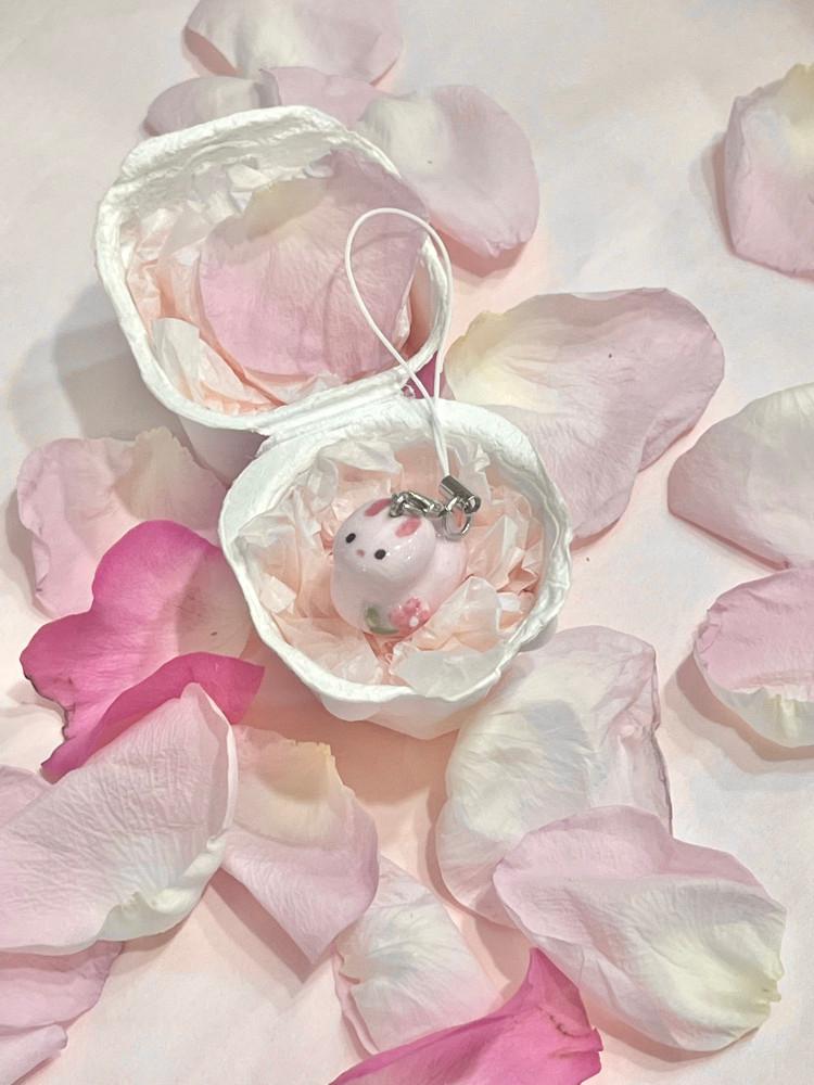 [5/6 PM8] 핑크 토끼 키링 Pink bunny keyring