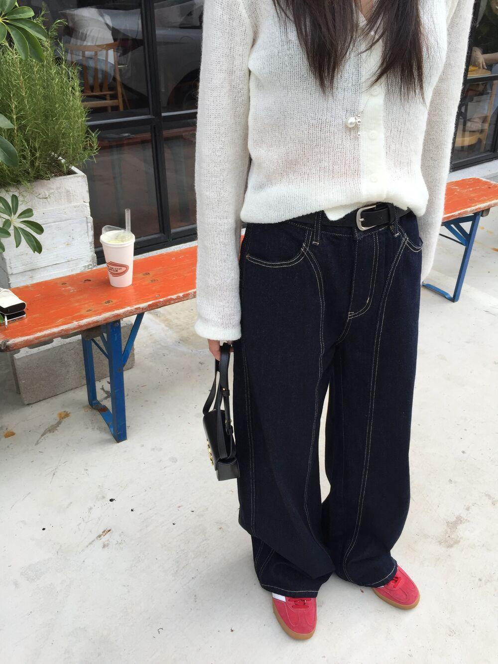 818 와이드 데님