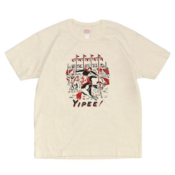 [ Lot.26811 ] Special Print Tee 'YIPEE' [Oatmeal]