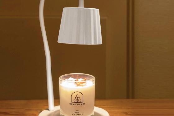 다양한 사이즈 사용가능 플렉서블 캔들워머 화이트