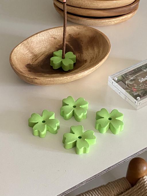 네잎클로버 인센스홀더 오브제 인테리어소품