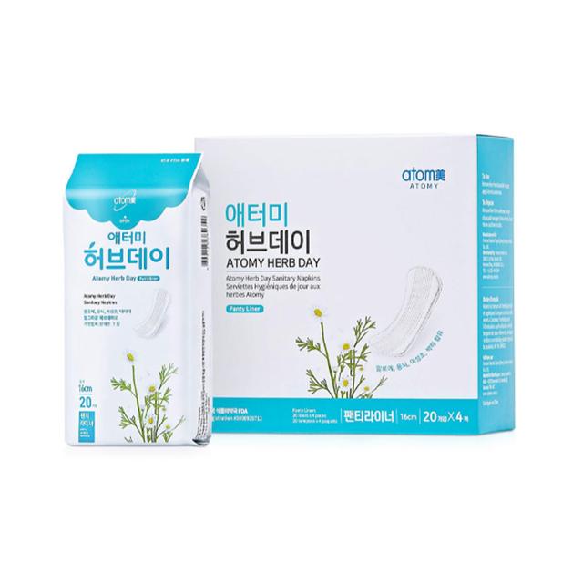 애터미 허브데이 생리대 팬티라이너 80매