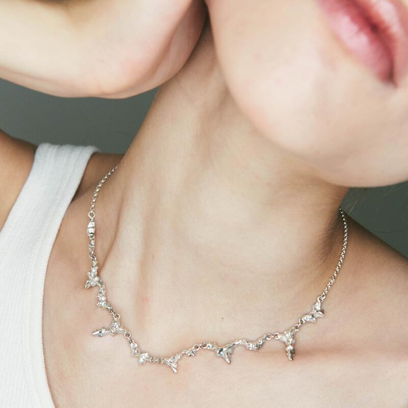 [유이수 착용]Erratic necklace