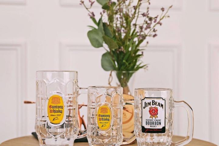 [일본정품] 산토리 하이볼잔 맥주컵 전용 위스키 글라스 375ml