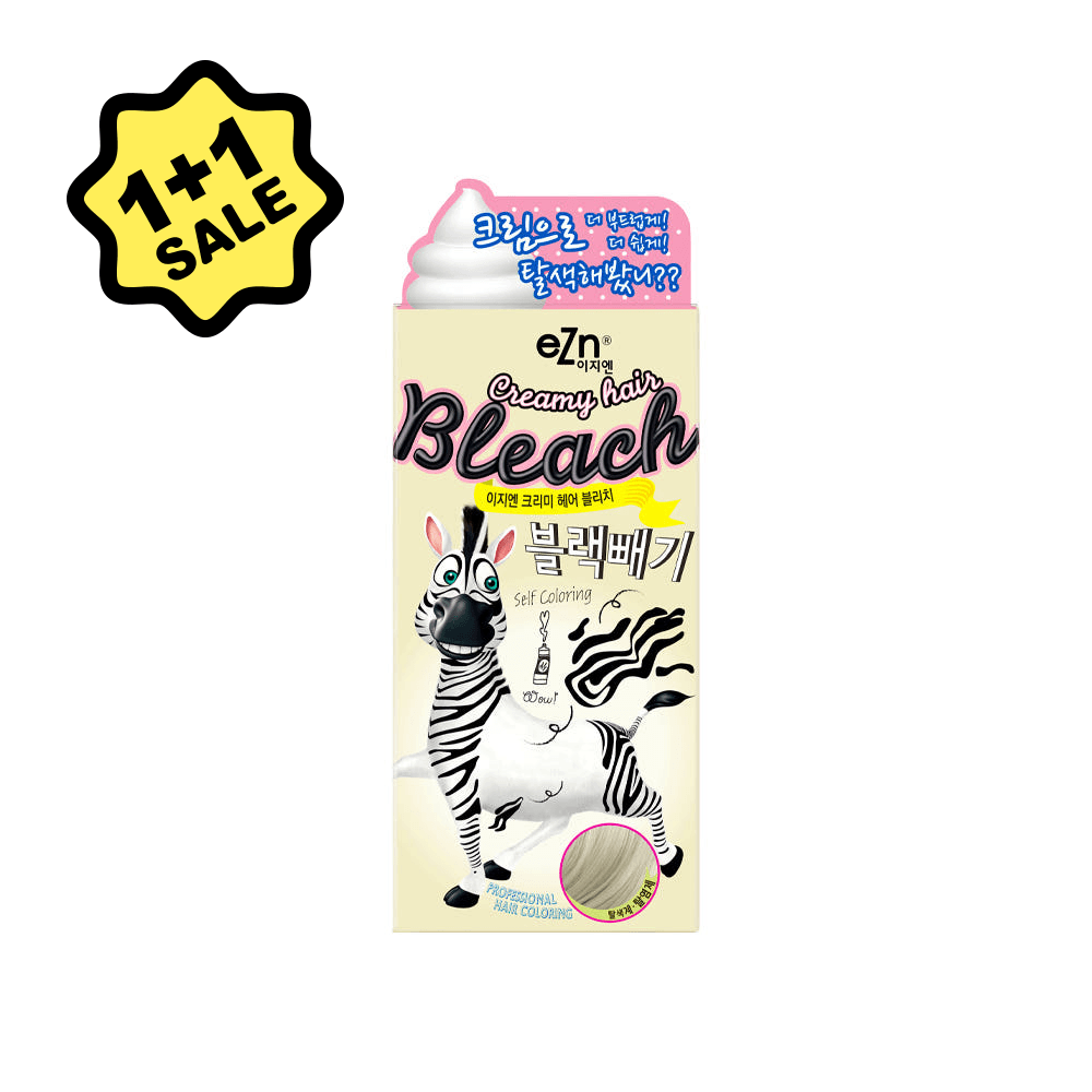 이지엔 이지엔 크리미 헤어블리치 블랙빼기