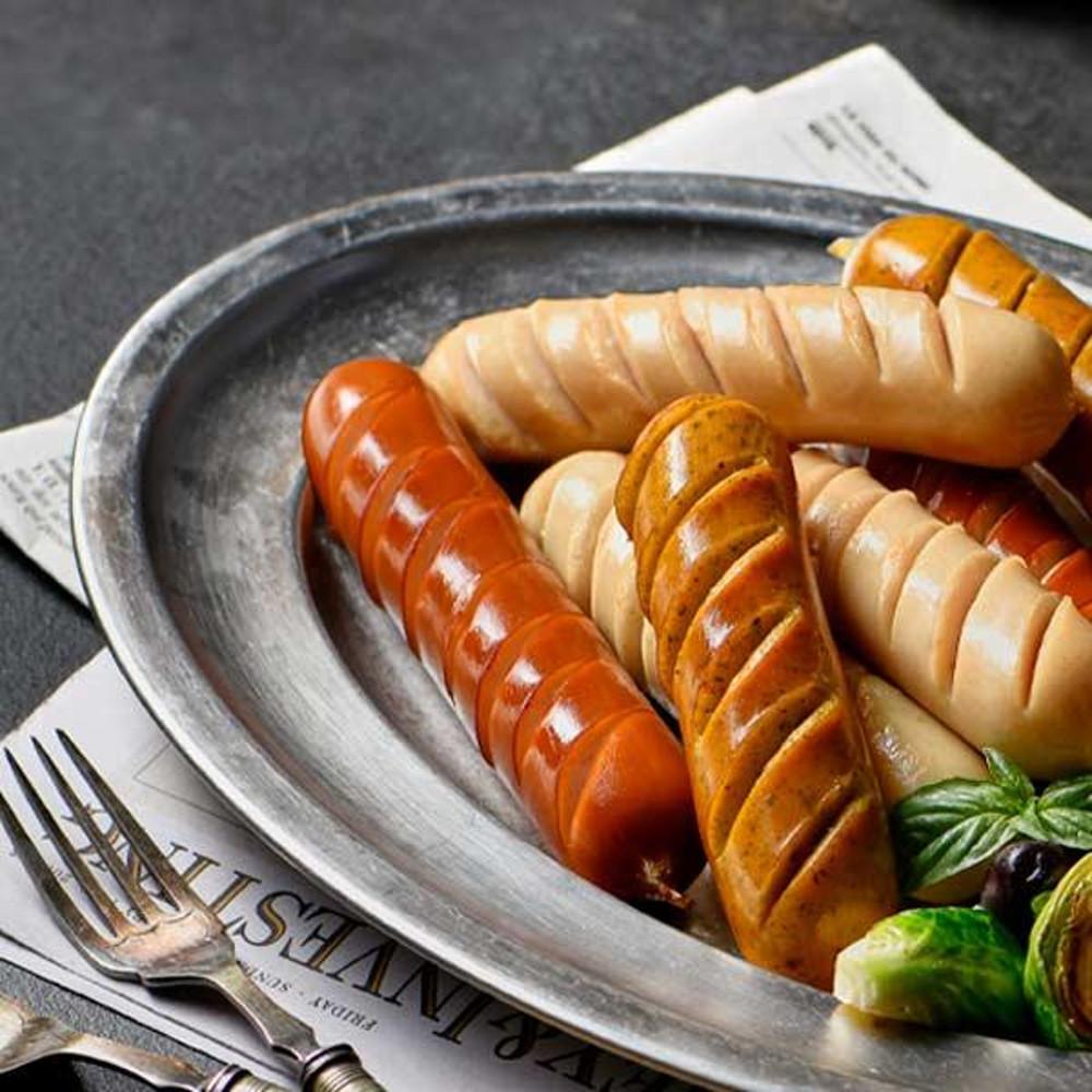 잇메이트 닭가슴살 소시지 혼합(훈제3,마늘2,고추3,카레2) 100g X 10팩 / 소세지