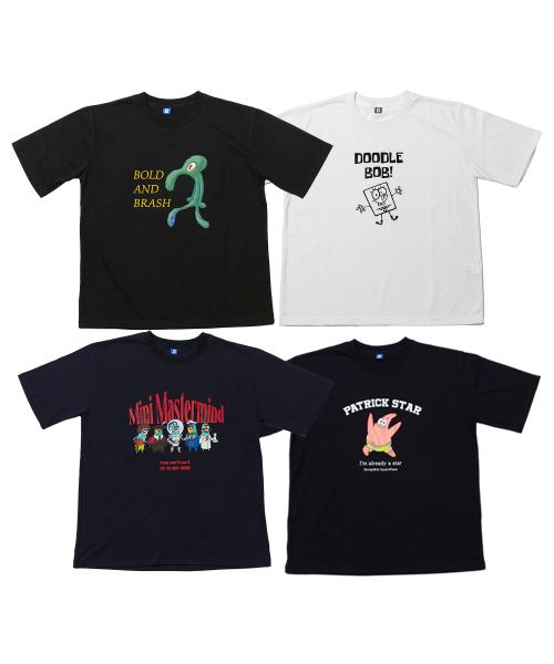 스폰지밥 그래픽 반팔 티셔츠