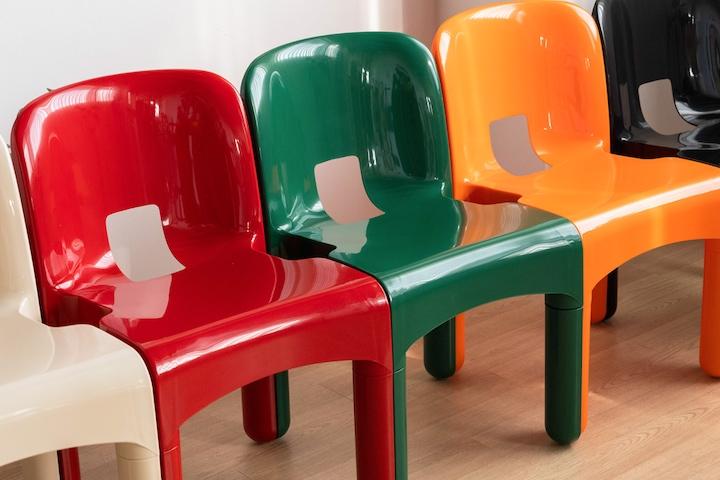 카바 체어 빈티지 플라스틱 카페 인테리어 의자 레트로 감성 5colors