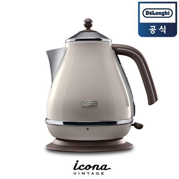 드롱기 아이코나빈티지 전기주전자 베이지 KBOV2001.BG