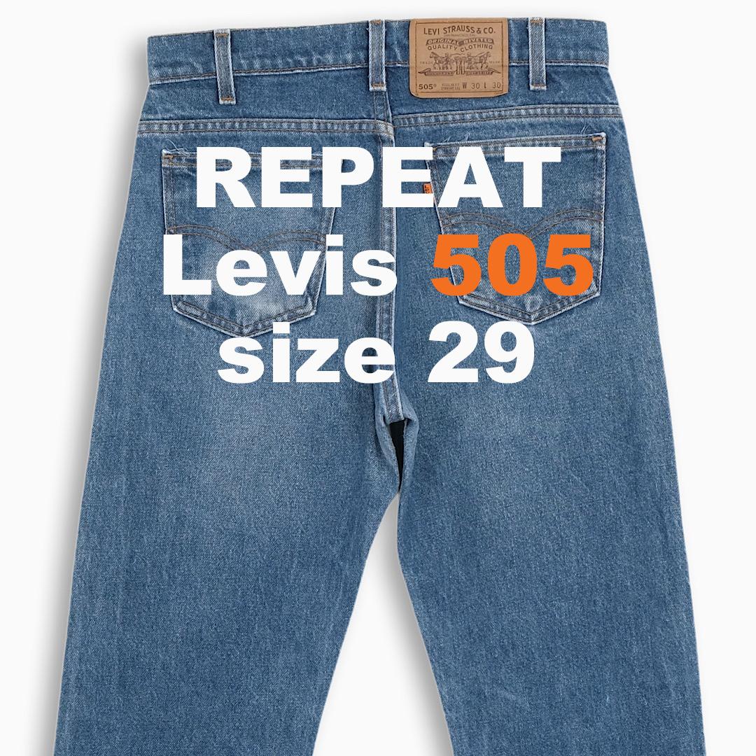 Levis 505 Orange Tab 90s USA 29 size(OR5053021)