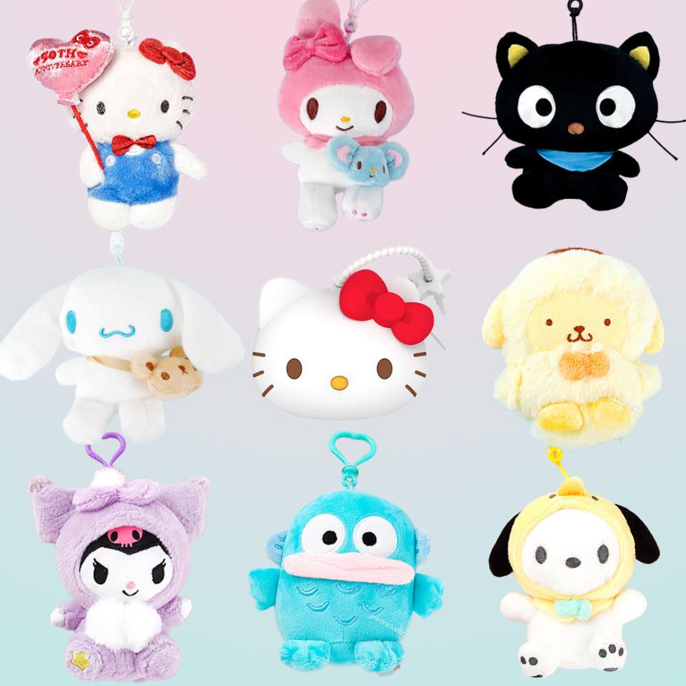 산리오 키링 인형 시나모롤 쿠로미 한교동 포차코 헬로키티 실버 우사하나 초코캣 가방고리