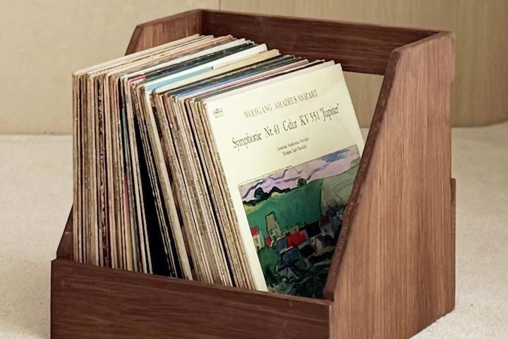 원목 LP선반 LP수납장 선반형